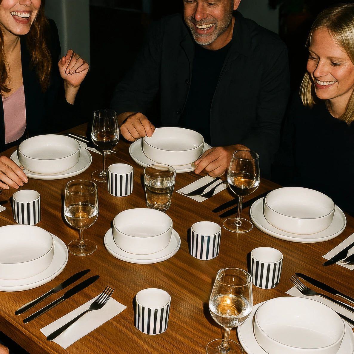 Vela Alba - Geschirrset (40 teilig)