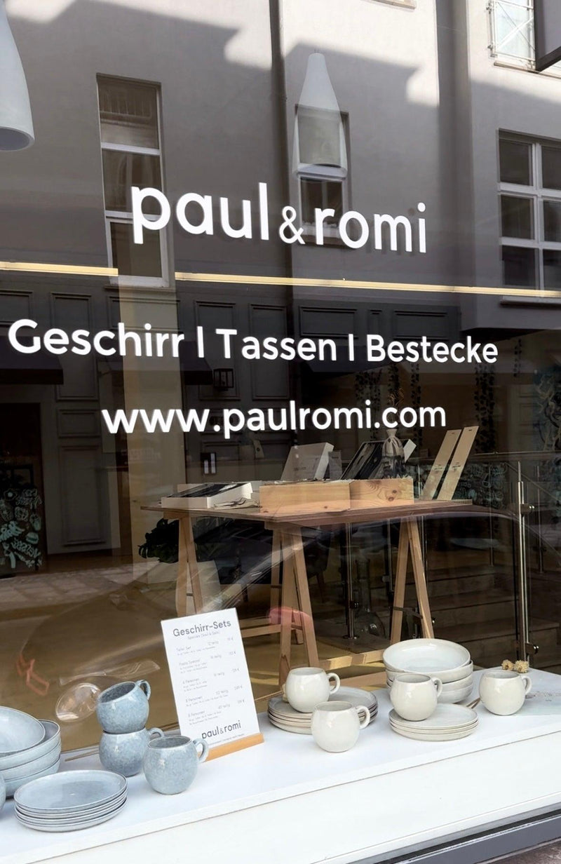 Eröffnung des ersten Paul & Romi Stores in Bielefeld – handgemachte Keramik