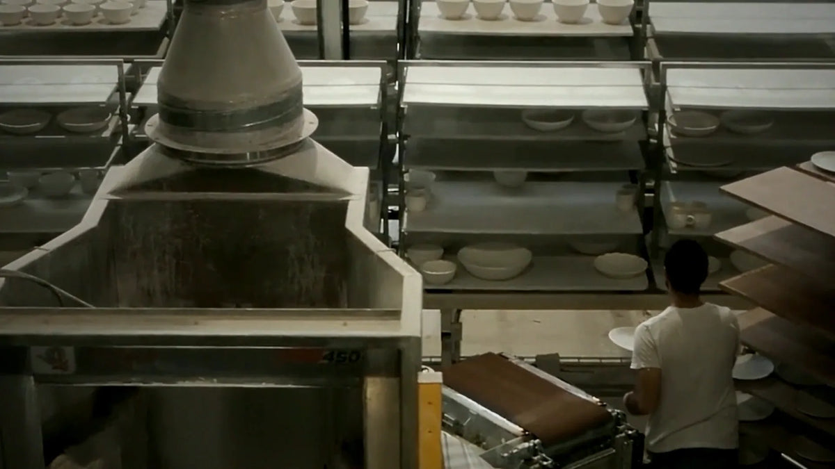 Fertigungslinie in der Manufaktur in Portugal