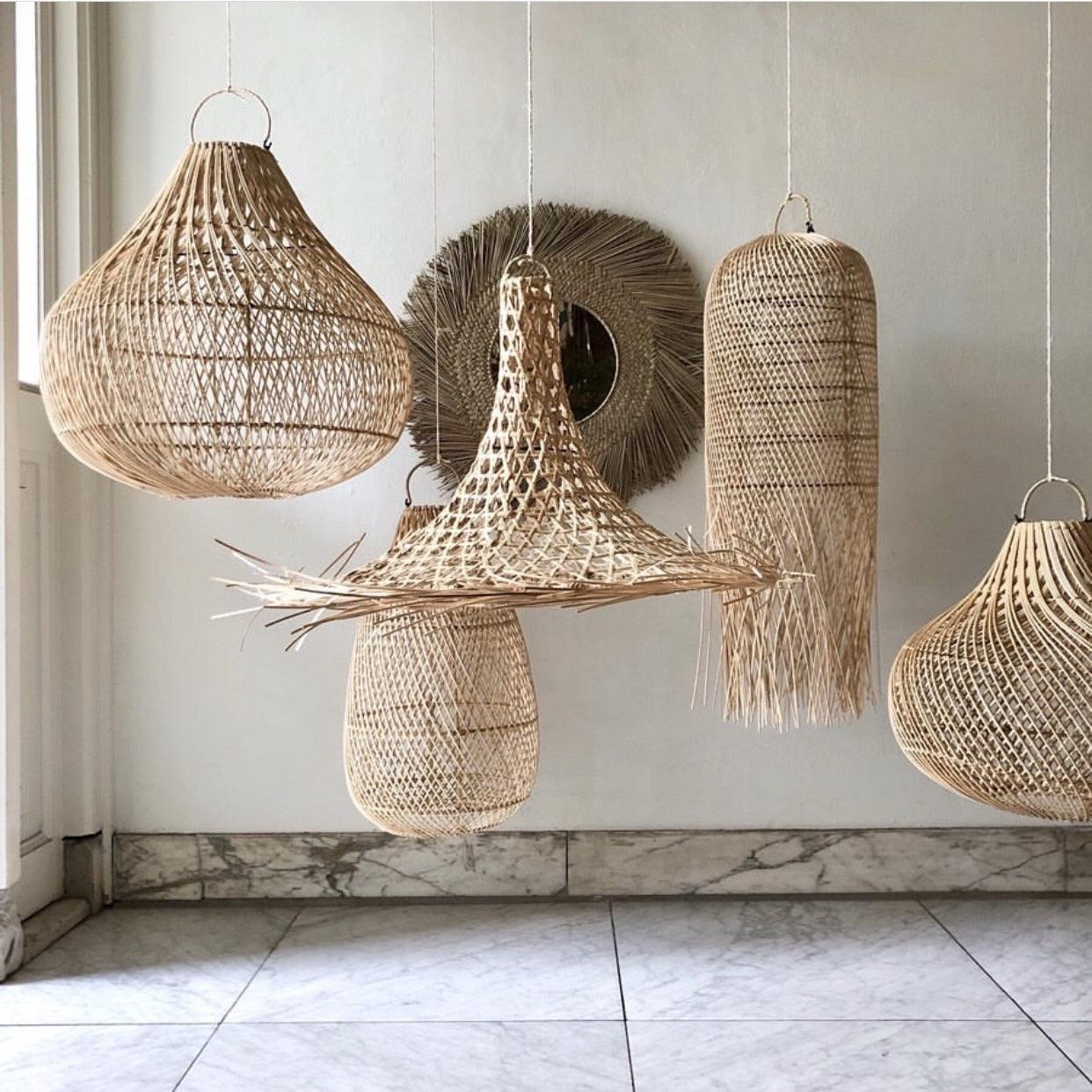Lampenschirm aus Rattan - The Mykonos - Paul & Romi