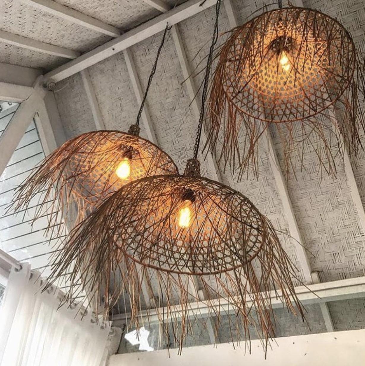 Lampenschirm aus Rattan - The Mykonos - Paul & Romi