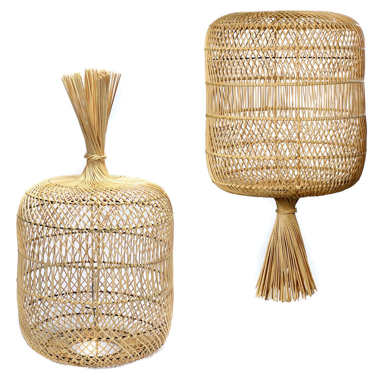 Rattan Lampenschirm Natural - The Dumpling Floor Lamp - Paul & Romi