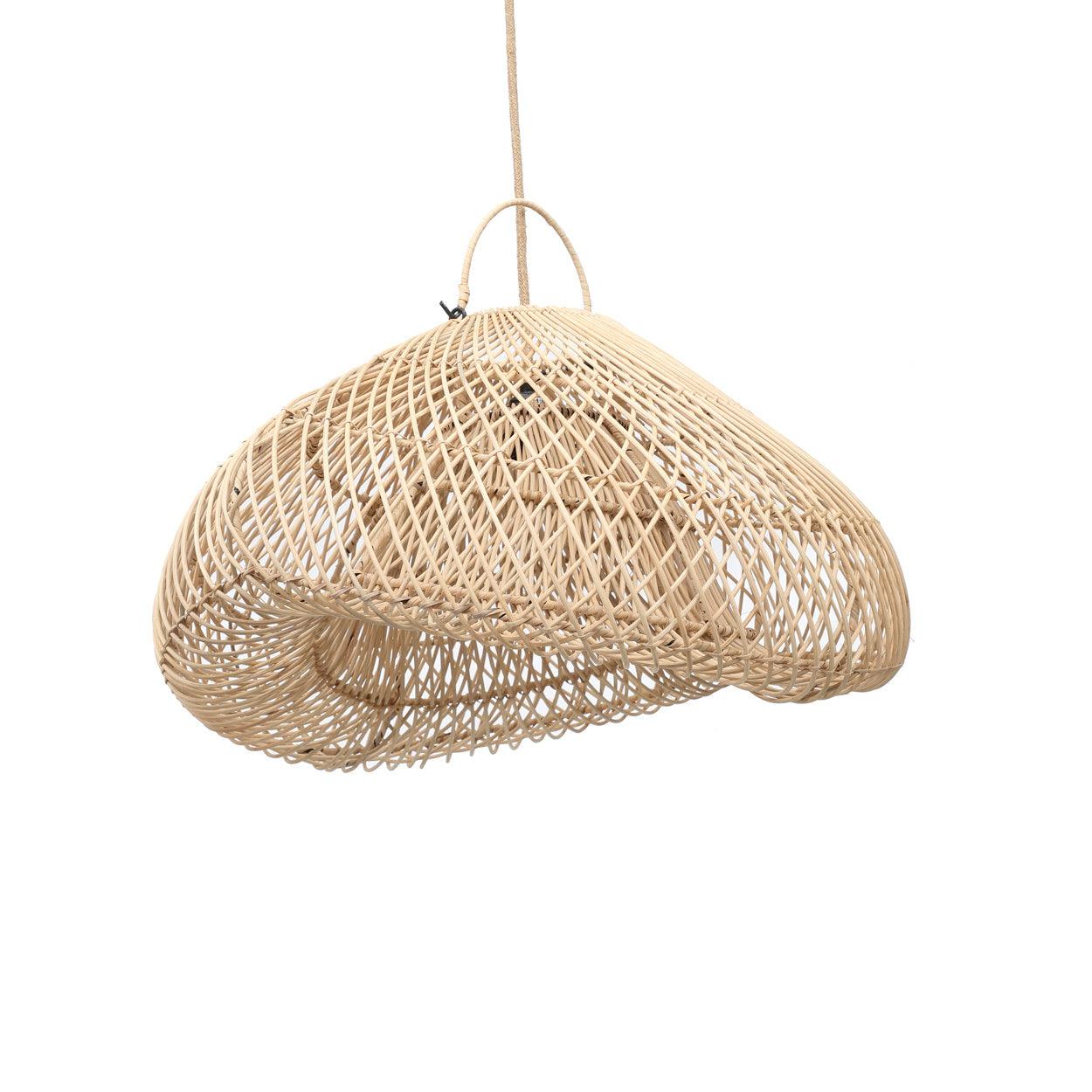 Große Pendelleuchte aus Rattan - The Cloud Pendant - Paul & Romi