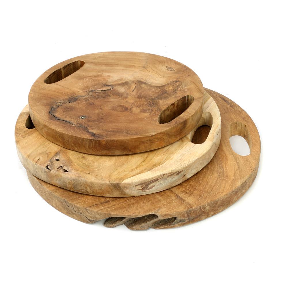 Serviertablett aus Teakholz - The Teak Root Tray - Paul & Romi