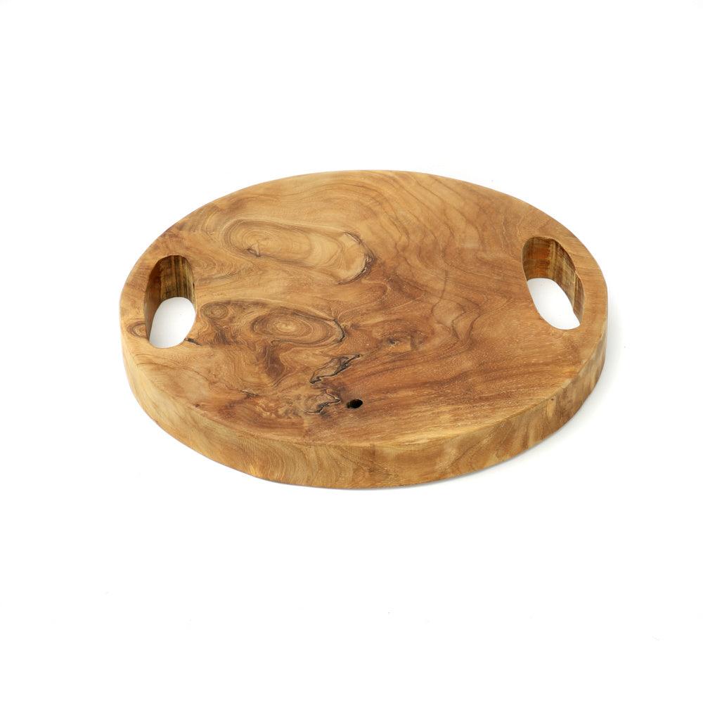 Serviertablett aus Teakholz - The Teak Root Tray - Paul & Romi